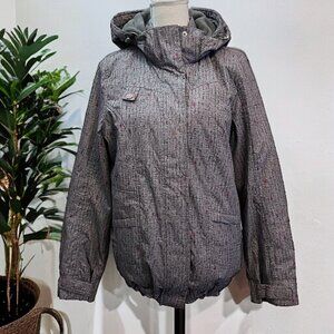 Hawke &‎ Co Gray Hooded Outdoor Gorpcore Skater Jacket Medium